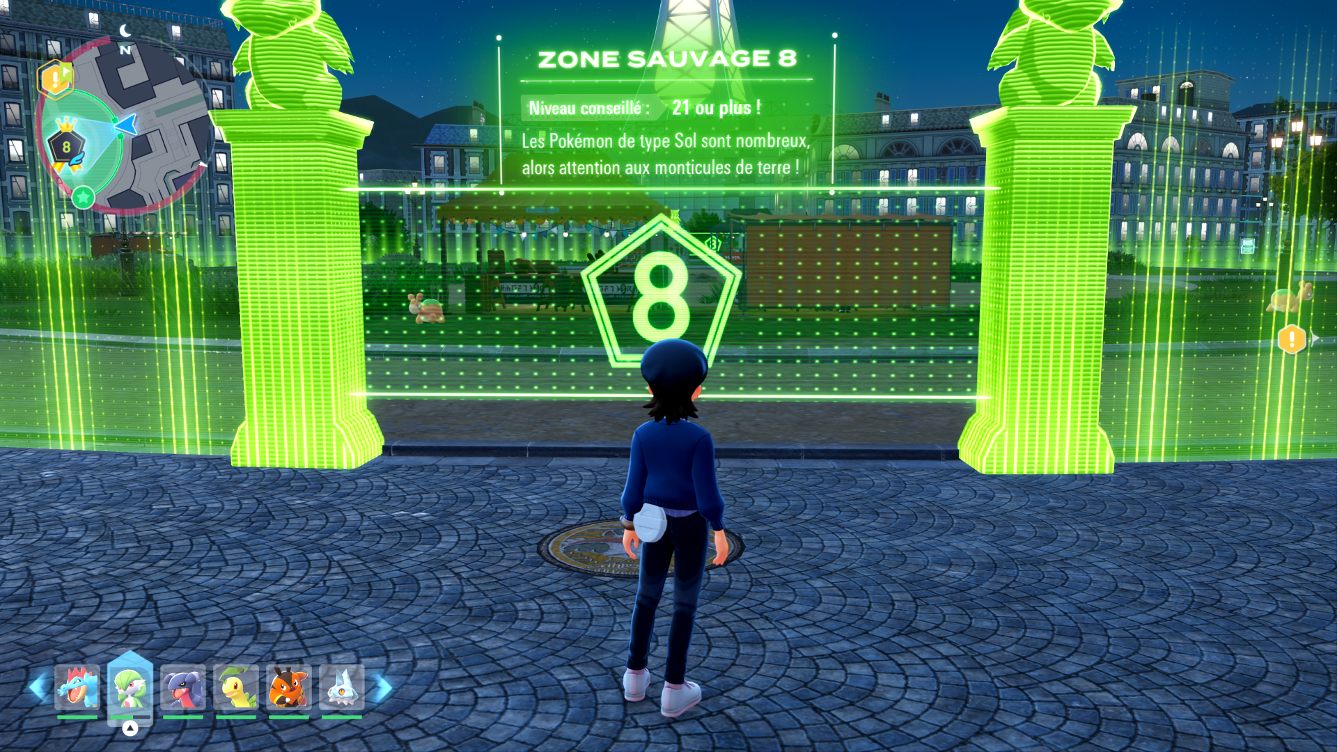 La liste complète des Pokémon de la Zone Sauvage 8 dans Pokémon Légendes Z-A